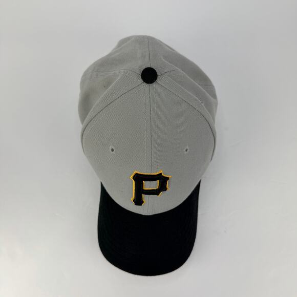New Era 59Fifty Retro Gray On-Field Pittsburgh Pirates Fitted Baseball Hat 7 1/8 - Picture 9 of 9